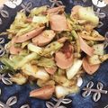 ブーケ＊'s cooksnap of when they made キャベツと魚肉ソーセージのシンプル炒め.