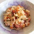 tomitomico's cooksnap of when they made 冷蔵庫の残り物でぱぱっと炒飯ランチ.