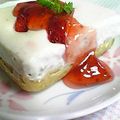 にゃぁくん's cooksnap of when they made ✥ストロベリーレアチーズケーキ✥.