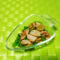 ﾁｲﾁｬﾝﾏﾏ's cooksnap of when they made グリーンピース・ハム・きのこ炒め.