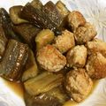 ちかりん（＾＾）'s cooksnap of when they made トロトロ～♪豚肉団子と茄子のしょうが煮.