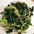 nanami6's cooksnap of when they made ほうれん草とモヤシのゴマたっぷりナムル.