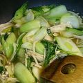 あみか0524's cooksnap of when they made チンゲン菜とエノキの中華風炒め.
