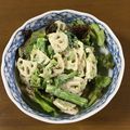 早起きまま's cooksnap of when they made ☆菜花と蓮根のごまマヨ和え☆.