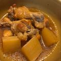 kimiwe's cooksnap of when they made 圧力鍋☆手羽元と大根のさっぱりお酢煮.