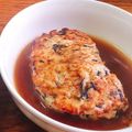 Crewさん's cooksnap of when they made 豆腐ササミ和風煮込みヘルシーハンバーグ.