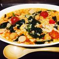 クックABOC7K☆'s cooksnap of when they made ほうれん草とトマトのリゾット.