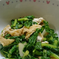 イエローバード's cooksnap of when they made 簡単で栄養満点♡大根の葉と油揚げ炒め.