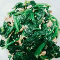 qpyoko's cooksnap of when they made ほうれん草のツナ和え.
