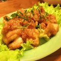 綾タン's cooksnap of when they made 鶏から揚げ☆梅ソース和え.