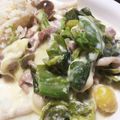 あたむ❤189's cooksnap of when they made 豚肉としめじで牛乳チーズ煮.