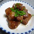 卯月のうさぎ２０１４'s cooksnap of when they made 簡単♪蒟蒻のコチュジャン炒め♪.