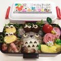♡ゆみこママ♡'s cooksnap of when they made キャラ弁 トトロと真っ黒くろすけ.