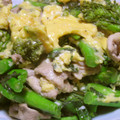 Rick_t's cooksnap of when they made 大人味♪菜の花と豚肉のふわふわ卵炒め.