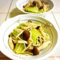 nasubeam's cooksnap of when they made キャベツときのこのめんつゆあえ.