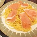 ナツコタニ's cooksnap of when they made おいしい♡かんたん♡生ハムペペロンチーノ.