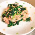 ぱんだ170071's cooksnap of when they made ♡春雨&ほうれん草の塩鮭フレークサラダ♡.