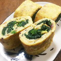YUKIKI☆'s cooksnap of when they made 卵焼き簡単アレンジ～梅マヨほうれん草～.