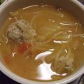 愛うらら's cooksnap of when they made ★ふわふわ肉団子のトマトごま味噌スープ★.