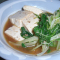 きらり流れ星's cooksnap of when they made ♪簡単に水菜と豆腐と揚げの煮.
