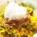☆ゆきんこっこ☆'s cooksnap of when they made 菊の花と春菊となめこのお浸し.