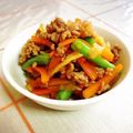 nasubeam's cooksnap of when they made インゲンと切干し大根のそぼろ煮.