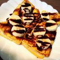 おみつ☻'s cooksnap of when they made ほんのり甘い♡ バナナフレンチトースト♪.
