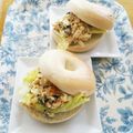 ちえたろう's cooksnap of when they made 余ったローストチキンで☆親子サンド.
