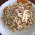☆☆チャコ☆☆'s cooksnap of when they made ゆでうどんで☆簡単牛乳カルボナーラ.