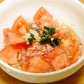 chou*'s cooksnap of when they made トマトだけサラダ。.