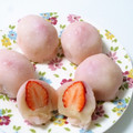 ❀あおい❀'s cooksnap of when they made レンジで簡単！和菓子屋のいちご大福.