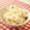 Bunnirella's cooksnap of when they made 枝豆の炊き込みご飯.