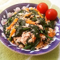 えれぼん's cooksnap of when they made 【簡単】ほうれん草とシーチキンの和え物.