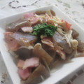 miyuki12's cooksnap of when they made こんにゃくとえのきのベーコン炒め.