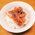 ❁Abake❁'s cooksnap of when they made 混ぜてのせて☆鮭フレークごはん(^w^).