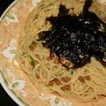 namihgo's cooksnap of when they made ♪納豆スパゲティ☆柚子胡椒風味で♪.