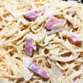 クックUAIZJ2☆'s cooksnap of when they made 5人家族分一気に作る❤簡単❗カルボナーラ.