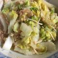 桃的美しき日々's cooksnap of when they made 液体塩こうじで！　白菜と明太子のレンジ煮.