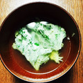かまめ♪'s cooksnap of when they made シソの葉と卵のスープ.