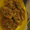 rururie's cooksnap of when they made ギョウザのタネで★簡単ミニ豆腐おやき.