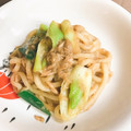 ぱんだ170071's cooksnap of when they made ✿ツナとネギの焼きうどん✿.