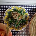 raumucck's cooksnap of when they made ほうれん草のごま和え♪カリカリじゃこのせ.