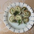 わべあす's cooksnap of when they made くるくる巻いて華やかに♡ちくわ大葉チーズ.