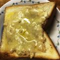 つっちゃん五段's cooksnap of when they made 玉ねぎ＆酒かすのマヨしょう油トースト.