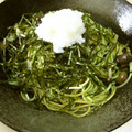 ぺのぱの's cooksnap of when they made 岩のりときのこの和風パスタ.