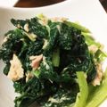 よみた's cooksnap of when they made ゆき菜とツナの和え物.
