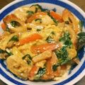 miriya♡'s cooksnap of when they made とろっとろ★ご飯がｽｽﾑ【竹輪ニラ玉丼】.
