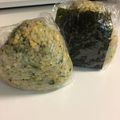クック6F5381☆'s cooksnap of when they made ほうれん草たまごおにぎり.