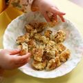 ＊実月＊'s cooksnap of when they made 超簡単！1才パクパク納豆お焼き.