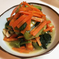 カクタスぽぷら's cooksnap of when they made 小松菜とちくわの煮浸し.